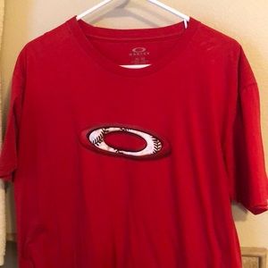 Oakley Mens baseball logo Tshirt